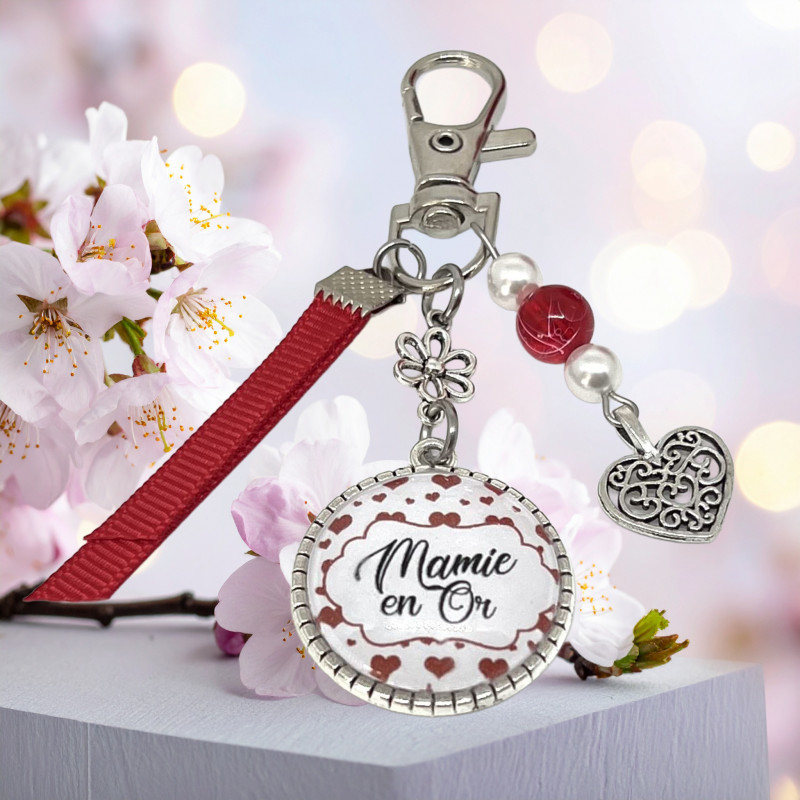 #PorteClés #BijouMamie #MamieEnOr #CadeauOriginal