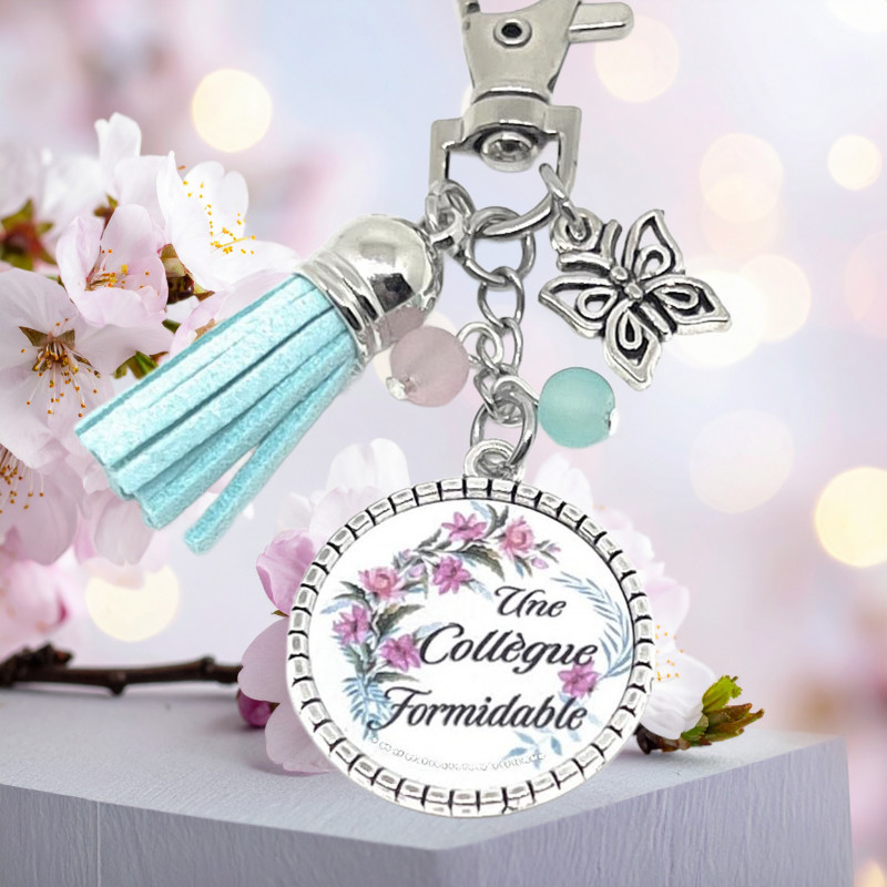 Porte-Clés "Collègue Formidable" - Lyne Créa