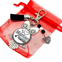 Porte-Clés Chouette "Maman d'Amour" - Le Cadeau Parfait