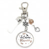 Porte-Clés "Je t'aime Maman" - Cadeau Fête des Mères - Lyne Créa